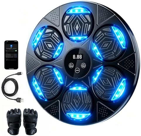 LOLBOX Music Boxing Machine, Bluetooth, 7 Speed Modes